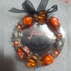 NWT Fiona Brand Handpainted Stretch Bracelet